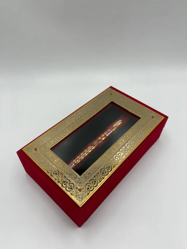 Ручка шариковая в футляре VIP, золото 999